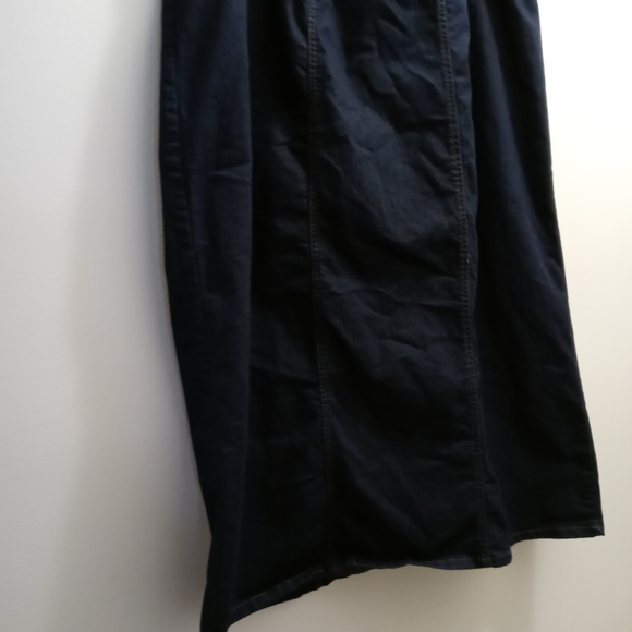 Woman Within A Line Denim Skirt Sz 16W EUC - Picture 3 of 5